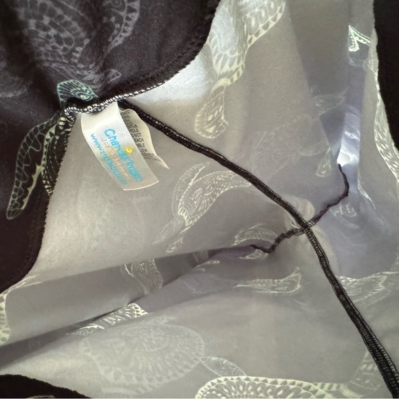 Charlie’s Project Super Soft Black and Green Mandala Print Turtle Leggings - Picture 8 of 8
